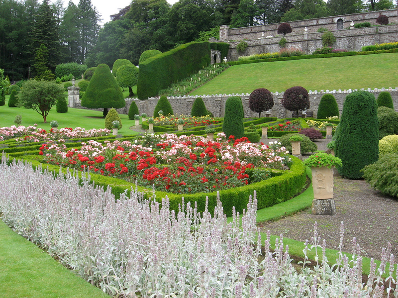 Сады правильно. Сады замка Драммонд. Drummond Castle Gardens топиарное искусство. Сады замка Драммонд , Шотландия топиарное искусство. Красивые сады замок Драммонд.